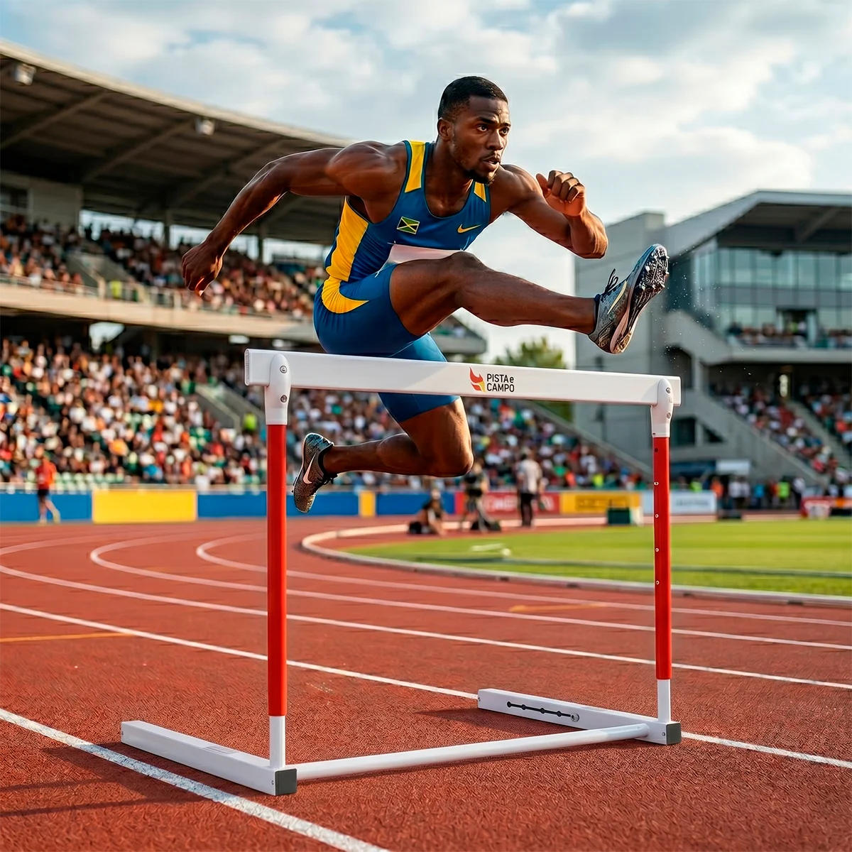 Barreira de atletismo de aço e alumínio WA-IAAF Pista e Campo