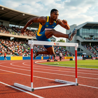 Barreira de atletismo de aço e alumínio WA-IAAF Pista e Campo