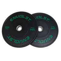 Anilha Olímpica Bumper para Crossfit e LPO 10Kg Envolst