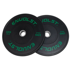 Anilha Olímpica Bumper para Crossfit e LPO 10Kg Envolst