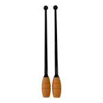 Maça oficial ginástica rítmica adulto 45cm conectável Pista e Campo - Preto e Laranja