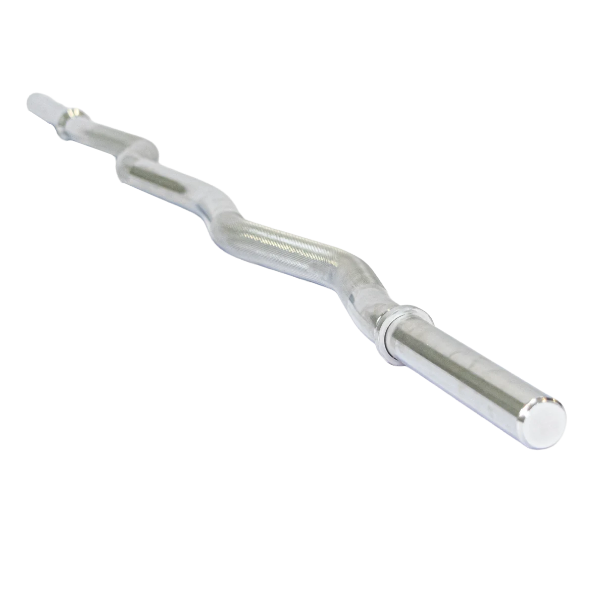 Barra de Musculação W 1,20m Maciça 28mm e Presilhas Envolst