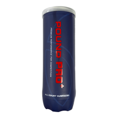 Bolas de Tênis Teloon POUND PRO + ITF tubo com 3 un.