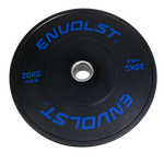 Anilha Olímpica Bumper para Crossfit e LPO 20Kg Envolst