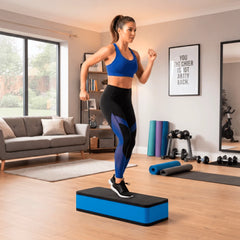 Step de ginástica de EVA 70 x 30 x 10cm - Azul