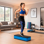 Step de ginástica de EVA 70 x 30 x 10cm - Azul