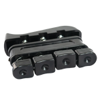 Exercitador para mãos e dedos com molas Envolst - Cor: Preto