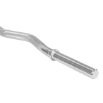 Barra de Musculação W 1,20m Maciça 28mm e Presilhas Envolst