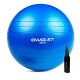 Bola Suíça Gym Ball 65cm Anti Estouro Envolst - Cinza