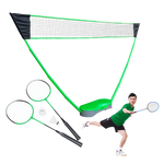 Kit Portátil de Badminton com Rede e Maleta