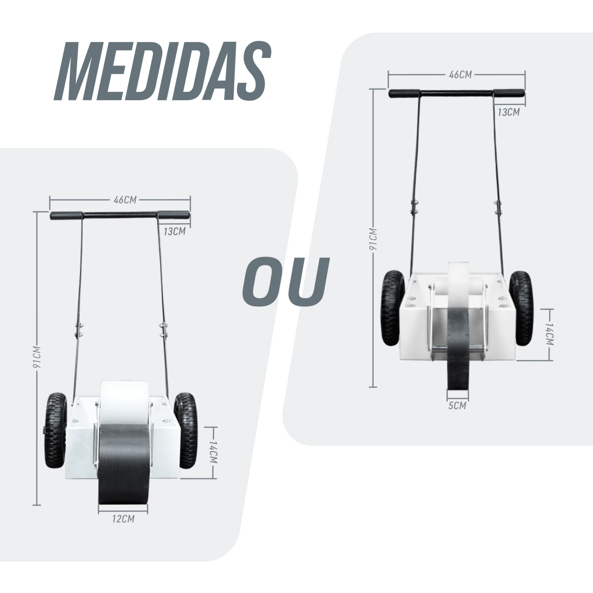 Carrinho para demarcar gramados e pistas com tinta (rolo) Velden