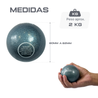 Peso de ferro 2kg Pista e Campo