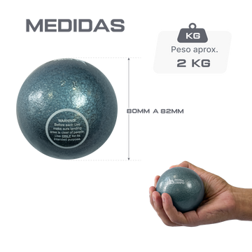 Peso de ferro 2kg Pista e Campo
