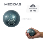 Peso de ferro 2kg Pista e Campo