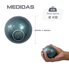 Peso de ferro 2kg Pista e Campo