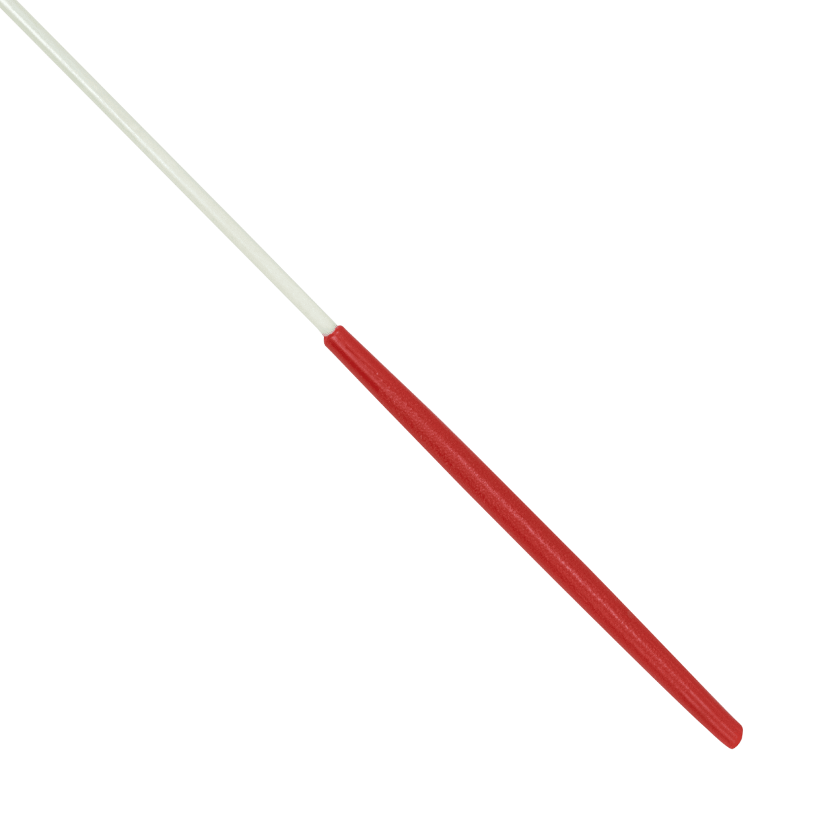  Estilete Ginástica Rítmica Fibra Vidro 50cm Branco Gracios - Empunhadura Preta