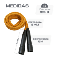 Corda de pular infantil 8mm Pista e Campo - 2,20m