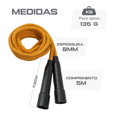 Corda de pular infantil 8mm Pista e Campo - 2,20m