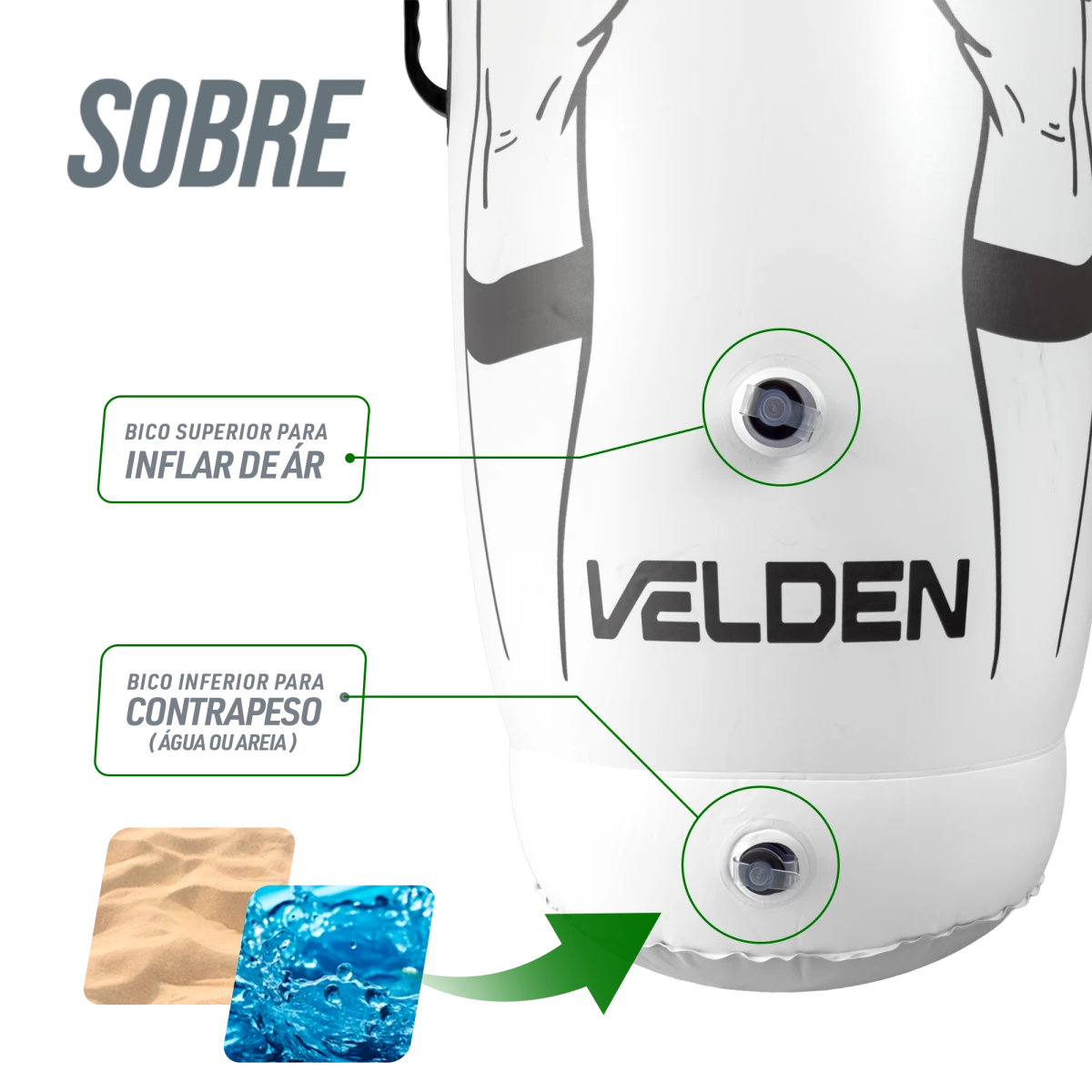 Boneco Inflável Futebol Velden