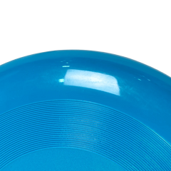 Frisbee de plástico para recreação 22cm econômico Pista e Campo Cor Azul