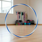 Arco de ginástica rítmica bambolê em espiral 75cm de diâmetro Gracios - Azul e Amarelo