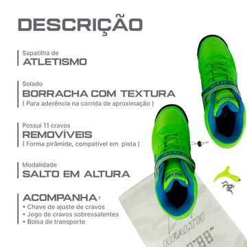 Sapatilha de Atletismo para Lançamento de Dardo Health