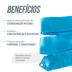Fita de ginástica rítmica 4m (infantil) 45mm Gracios