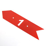Flechas numeradas de orientação para minigolfe Pista e Campo - cnj com 9 und (1-9)