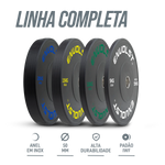 Anilha Olímpica Bumper para Crossfit e LPO 10Kg Envolst