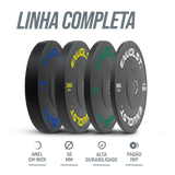 Anilha Olímpica Bumper para Crossfit e LPO 10Kg Envolst
