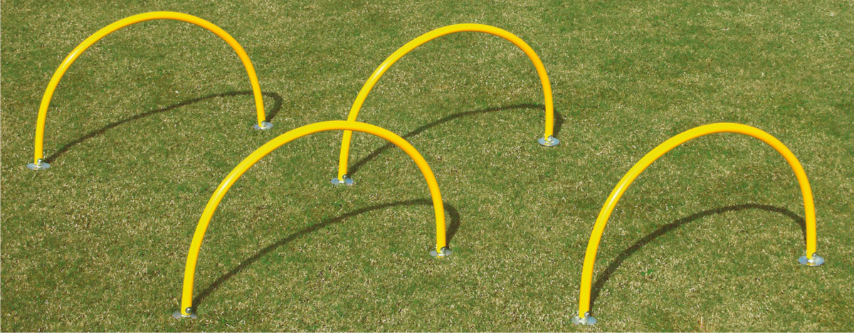 Arco de PVC fixo para treinamento de agilidade e drible Pista e Campo