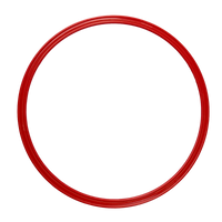 Arco plano de agilidade 40cm (avulso) Velden - Amarelo