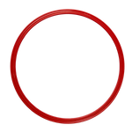 Arco plano de agilidade 40cm (avulso) Velden - Amarelo
