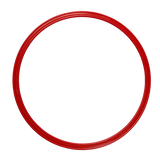 Arco plano de agilidade 40cm (avulso) Velden - Amarelo