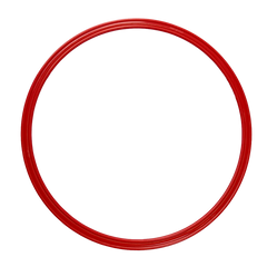 Arco plano de agilidade 40cm (avulso) Velden - Amarelo