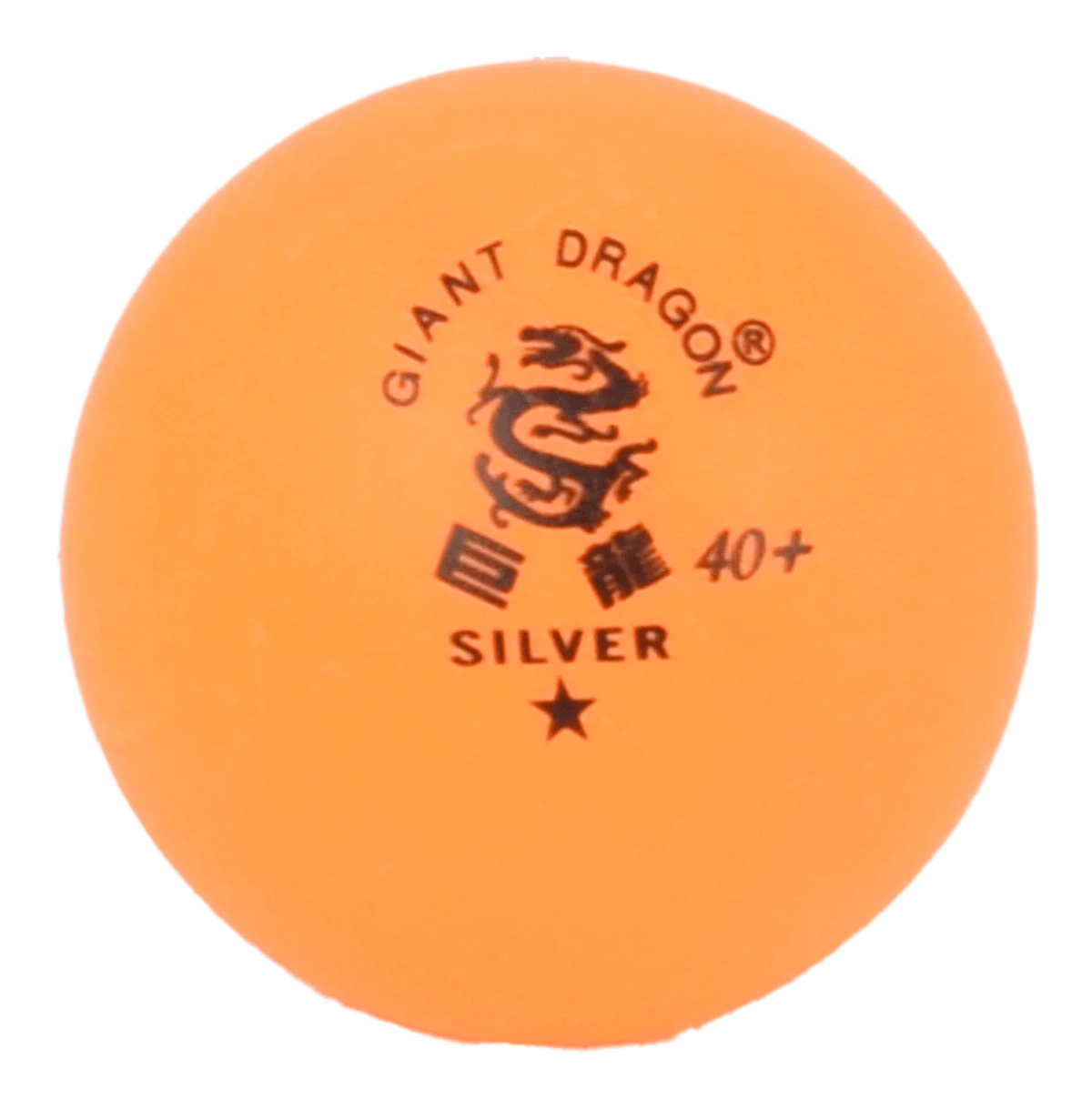 Bolinha de tênis de mesa 1 estrela Silver Giant Dragon - cnj com 6 und - BRANCA