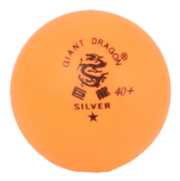 Bolinha de tênis de mesa 1 estrela Silver Giant Dragon - cnj com 6 und - BRANCA
