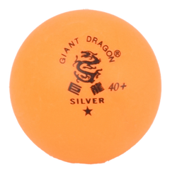 Bolinha de tênis de mesa 1 estrela Silver Giant Dragon - cnj com 6 und - BRANCA