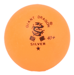Bolinha de tênis de mesa 1 estrela Silver Giant Dragon - cnj com 6 und - BRANCA
