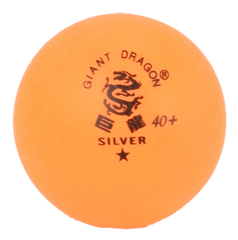 Bolinha de tênis de mesa 1 estrela Silver Giant Dragon - cnj com 6 und - BRANCA