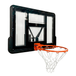 Tabela de basquete de parede quadro transparente de 110x74cm com aro e rede Velden