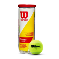 Bolinha/bola de tênis de campo Championship Extra Duty Wilson - tubo com 3 und