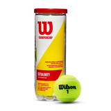 Bolinha/bola de tênis de campo Championship Extra Duty Wilson - tubo com 3 und