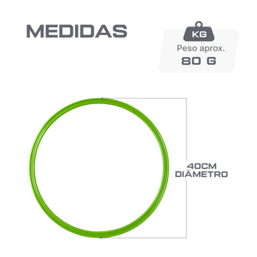 Arcos planos de agilidade 40cm Velden - cnj com 12 und