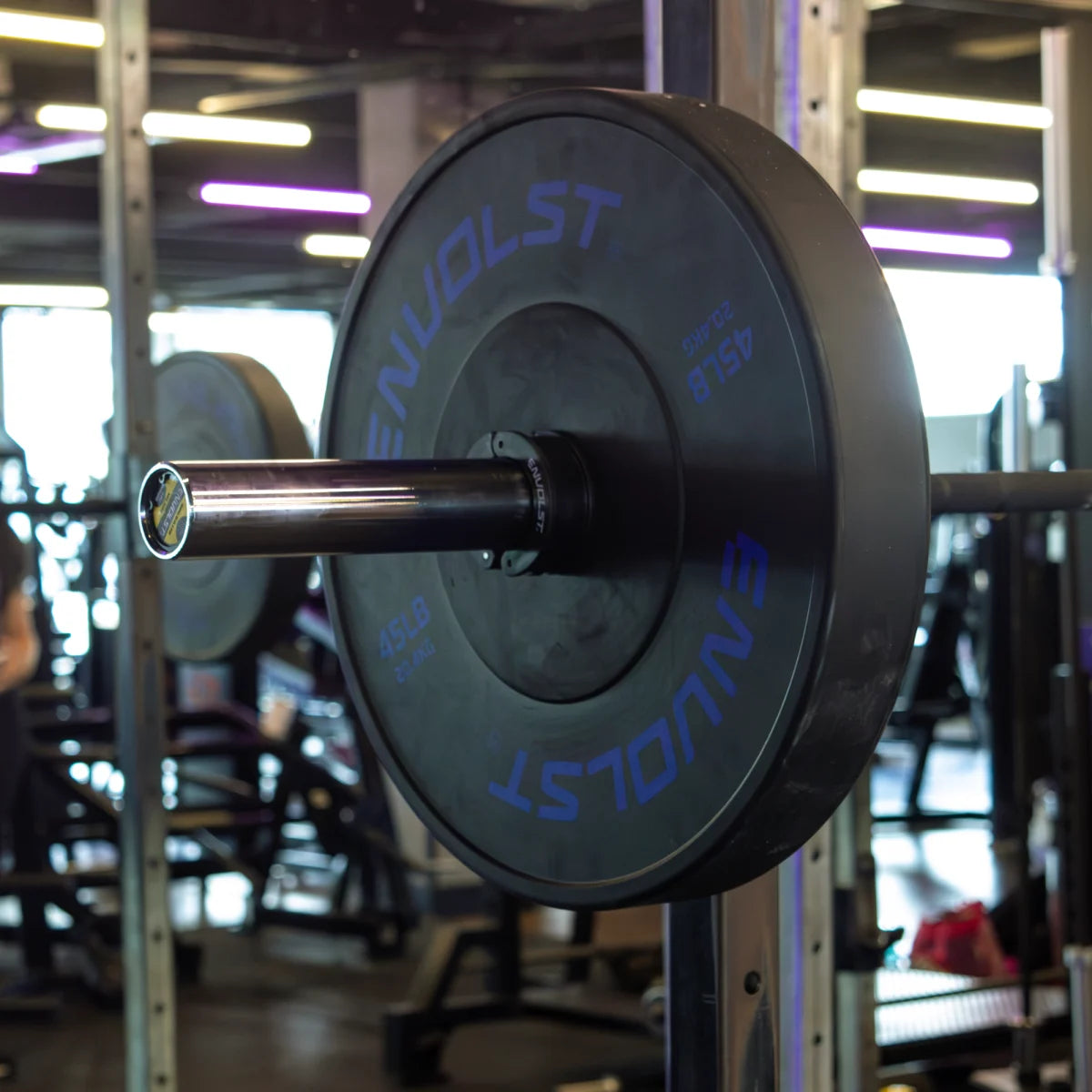 Anilha Olímpica Bumper para Crossfit e LPO 45Lb Envolst