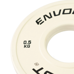 Anilha Olímpica Fracionada Emborrachada 0,5Kg Envolst