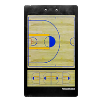 Prancheta tática magnética com caneta para treinamento de basquete Pista e Campo