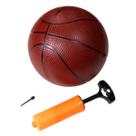 Tabela de basquete infantil móvel com poste, quadro plástico e aro Pista e Campo