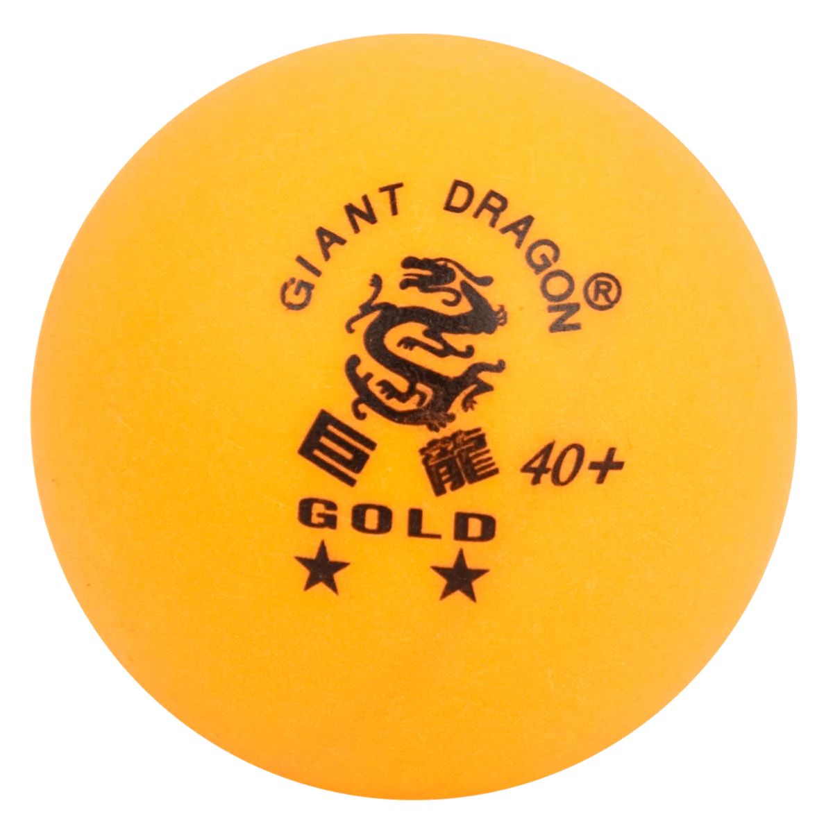 Bolinha de tênis de mesa 2 estrelas Gold Giant Dragon - cnj com 6 und - BRANCA