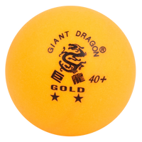 Bolinha de tênis de mesa 2 estrelas Gold Giant Dragon - cnj com 6 und - BRANCA